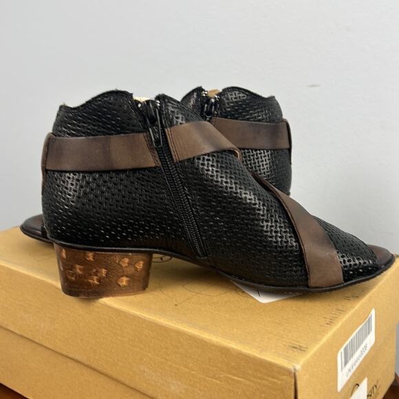 Unity In Diversity Silene New size 35 Made in Portugal leather heeled sandal - Picture 5 of 7